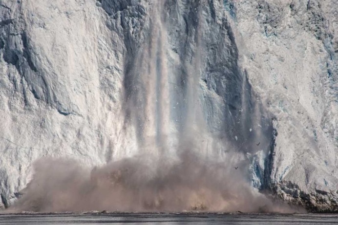 Eqi Glacier, De Quervain Havn, Greenland