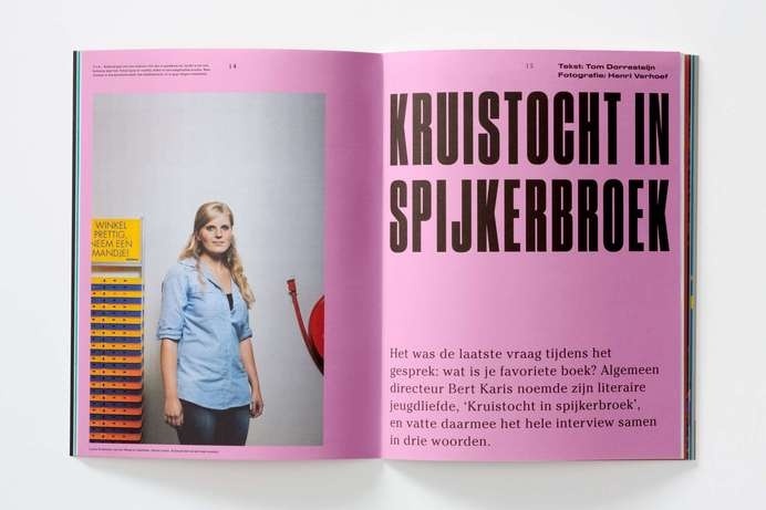 Studio Dumbar #print #editorial #spread #layout