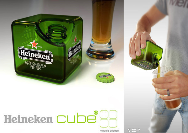 Concept Heineken Cube 2008 on the Behance Network #product #design #package