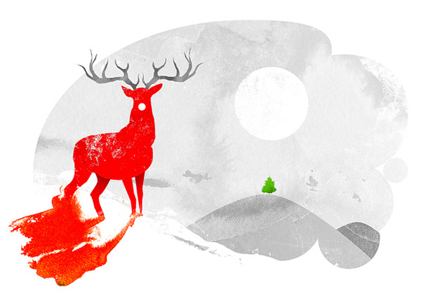 Christmas Illustration collection on the Behance Network #christmas