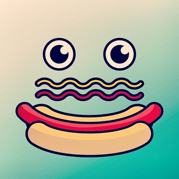 Sergi Delgado, illustration and graphic Design. Barcelona" #happy #branding #vectorial #delgado #design #simple #hot #illustration #logo #face #sergi #funny #dog