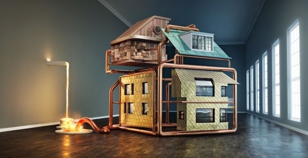 Taylor James » Taylor James #steel #house #cgi #lava #copper #home #space