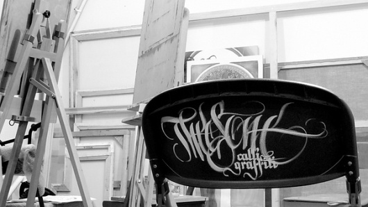 I like lettering :) on the Behance Network #calligraphy #lettering #theosone #chair #art #street