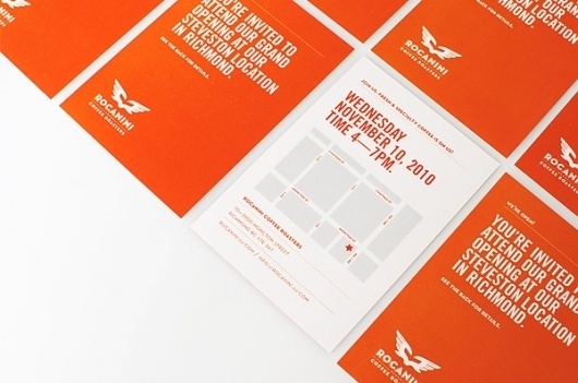 Rocanini Coffee Roasters on the Behance Network / Bench.li #design #typography
