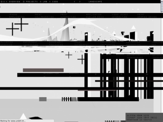 glitch.js by @d_effekt and @underdoeg - glitch simulator for your site #javascript #code #download | CreativeApplications.Net