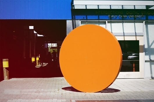 Jag Nagra is Page 84 Design #installation #round #orange #photography #art #circle