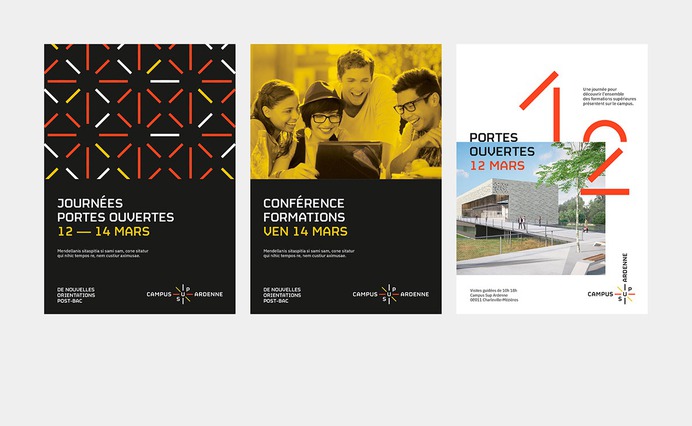 Campus Sup Ardenne - Naming & brand design on Behance