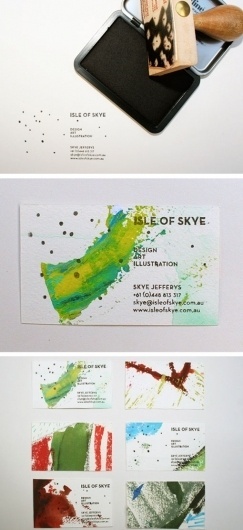Design Work Life » Isle of Skye #stamp #print #cards #bussines
