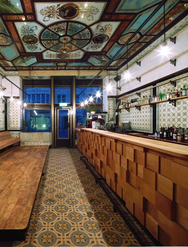 michael grzesiak transforms a century old butcher shop into a bar #bar