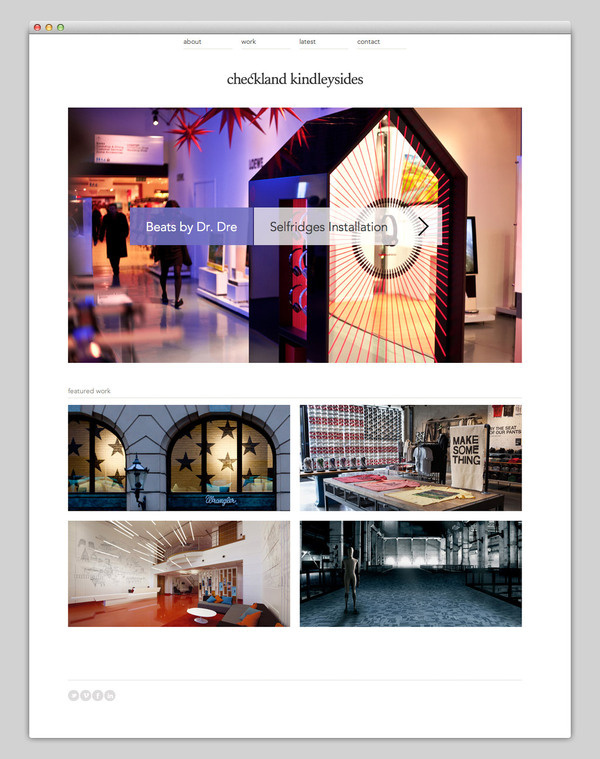 Checkland Kindleysides #website #layout #web