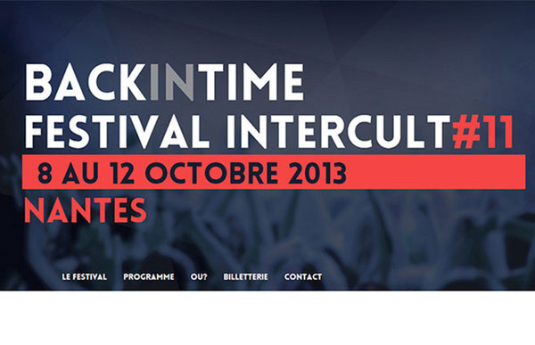 Festival Intercult 2013 #festival #clean #simple #website #layout