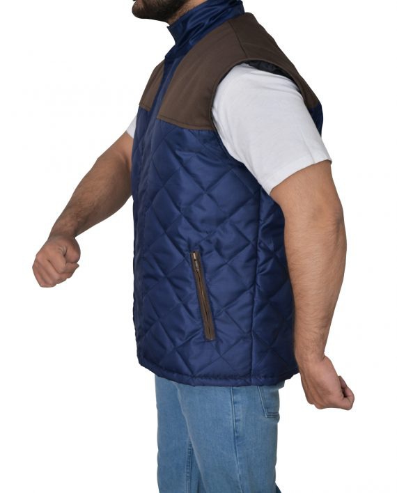 Alex Roe The 5th Wave Diamond Quilted Vest (6) F-L-O