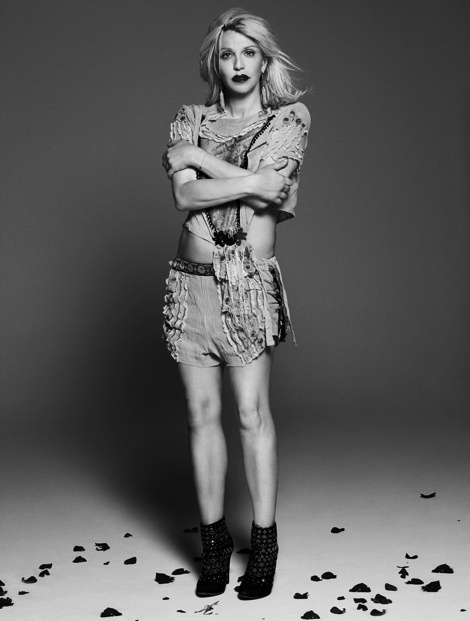 Courtney Love by Paola Kudacki for Garage Magazine #model #girl #photography #fashion #winter