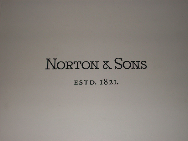 All sizes | Savile Row: Norton #logo #identity #moving brands