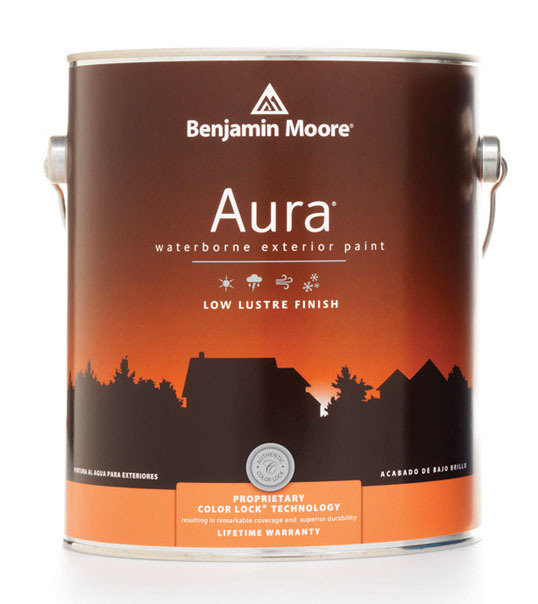 Benjamin Moore Aura Exterior #packaging #paint #can
