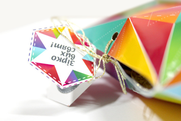 Festive packaging for Christmas cookies #packaging #creative #cookies