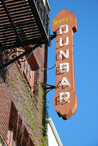 Hotel Dunbar sign #hotel #signage