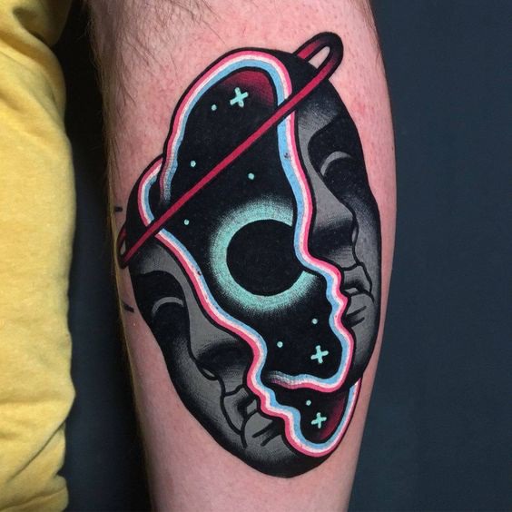 David SZ – Psychedelic surrealistic tattoo