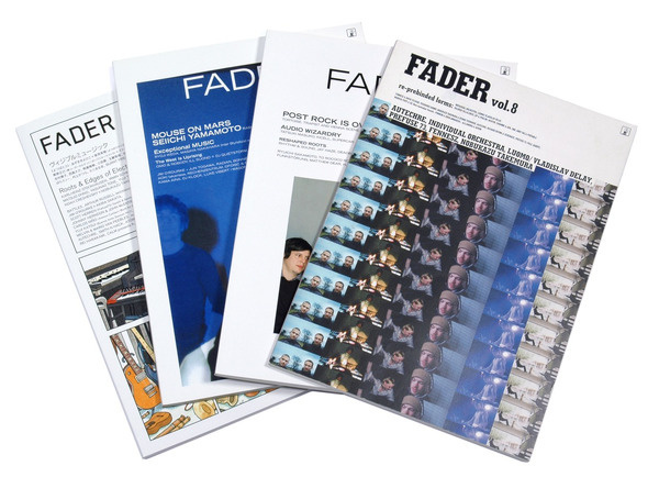 Fader magazine #design #book #typography