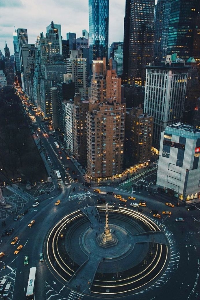 Columbus Circle & Central Park South. Photo by Jose "Tutes" Tutiven #park #columbus #photography #central