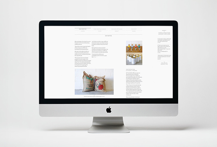 The Coffe Officina by Morse Studio #website #web