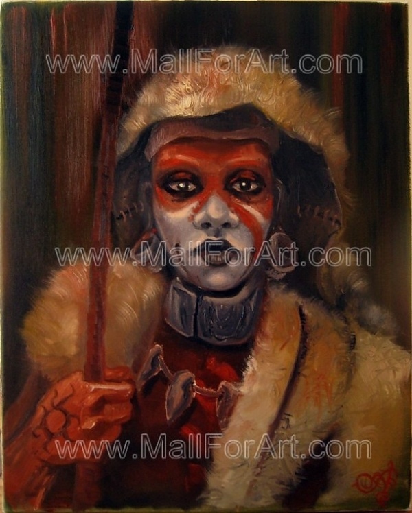 A different interpretation of realistic art - Angel Ivanov's paintings #ethno #gothic #african #realism #portrait #art #painting #man #oil