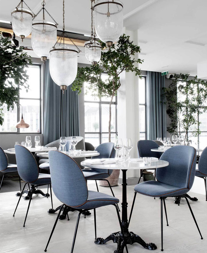 Modern Nordic Restaurant Decor