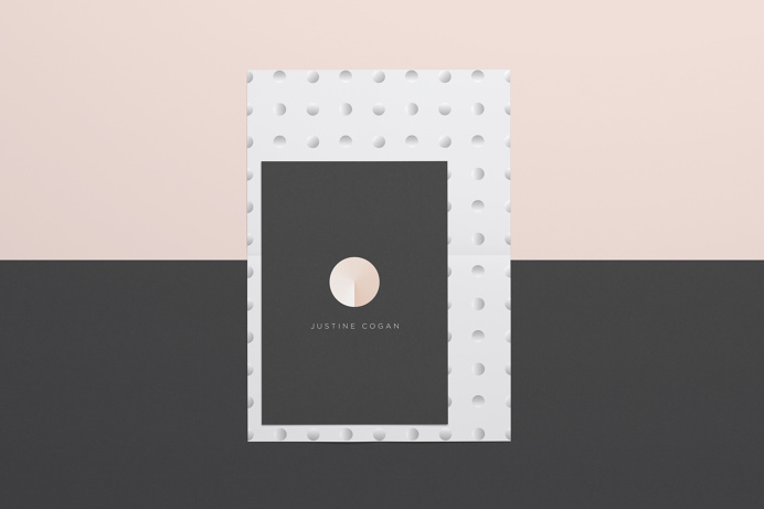 Brandon McIntosh Justine Cogan branding corporate design beautiful minimal best graphic design mindsparkle Mag tote bag stationery dot circl