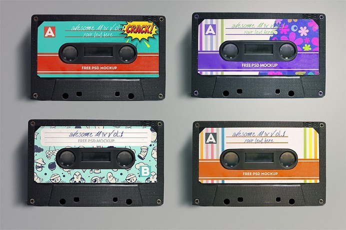 Cassette Tape Mockup | FREE