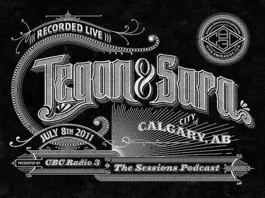 Tegan & Sara - The Sessions Podcast #line #white #black #art #logo