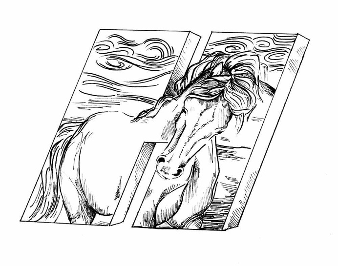 H is for Horse #H #Horse #Alphabet #micron #letter #poster #lettering #pen #illustration