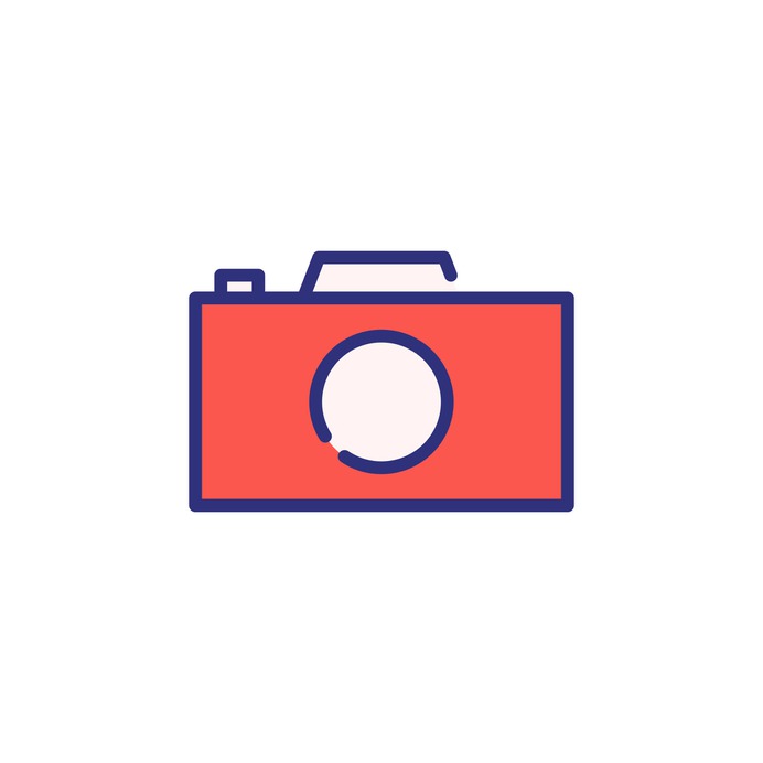 See more icon inspiration related to camera, photograph, photo camera, digital, picture and technology on Flaticon.