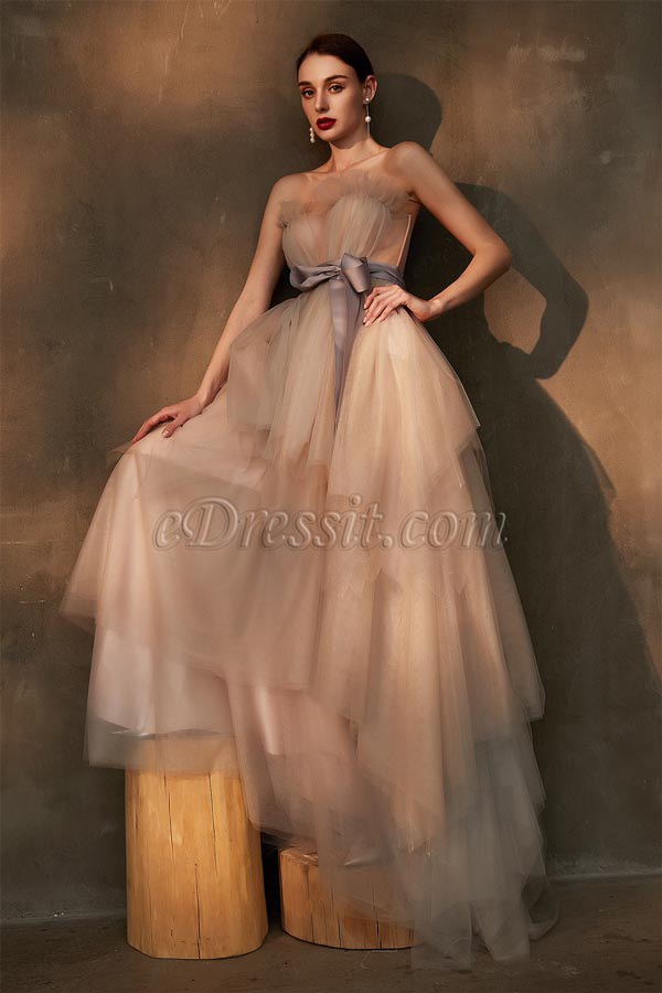 eDressit New Ruffle Corset Elegant Long Tulle Party Evening Dress (02201308)