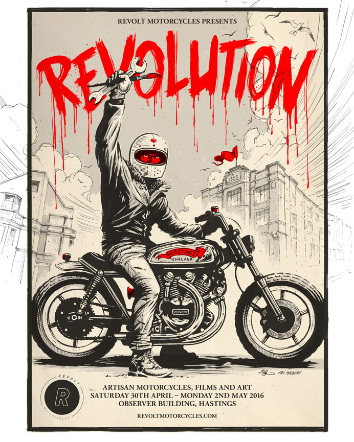 Revolution Show ILLUSTRATION, MOTORCYCLE, BIKE