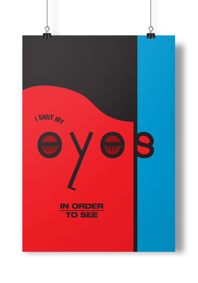 #man #illustration #typography #clear #poster #a2