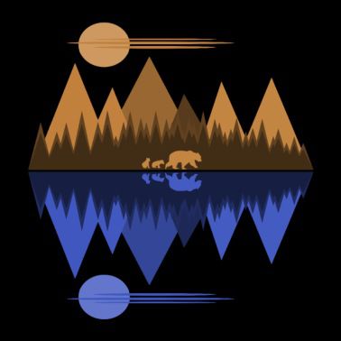 Cub Scout Bear and Cubs #2 - Men's Premium T-Shirt