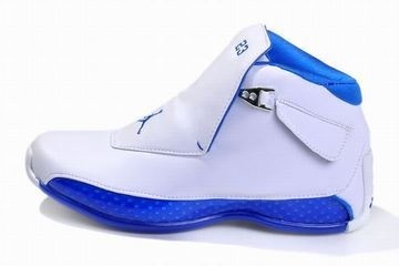 Air Jordan 18 Retro White/Blue Men's #shoes