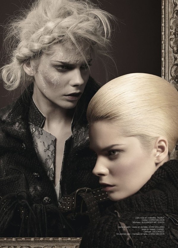 "Tribute to Dorian Gray" a gothic fashion with model Anna Gushina #fashion #photography #gothic #art