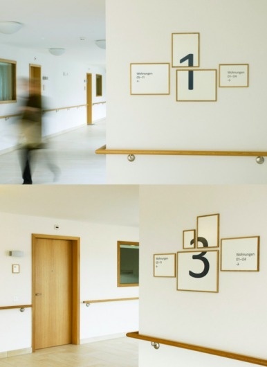 signage for the home for the elderly in Hottingen,... #signage