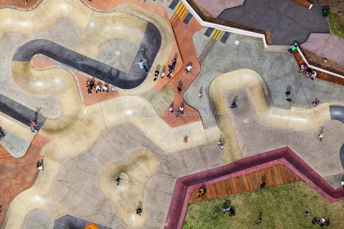 Marina Triangle Reserve #skatepark #aerial