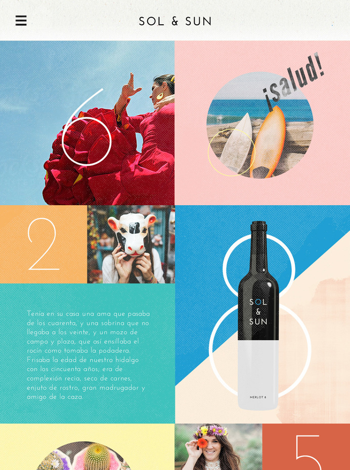 Sol & Sun - Amy Martino - Design + Art Direction #wine