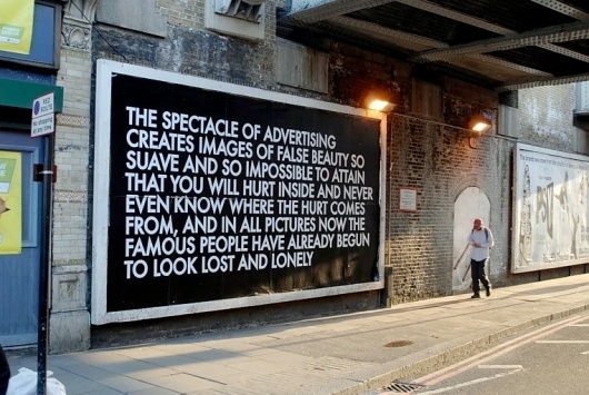 Untitled (Billboard Piece) (2010), by Robert MontgomeryÂ |Â LANGUAGE TO BE LOOKED AT AND/OR THINGS TO BE READ