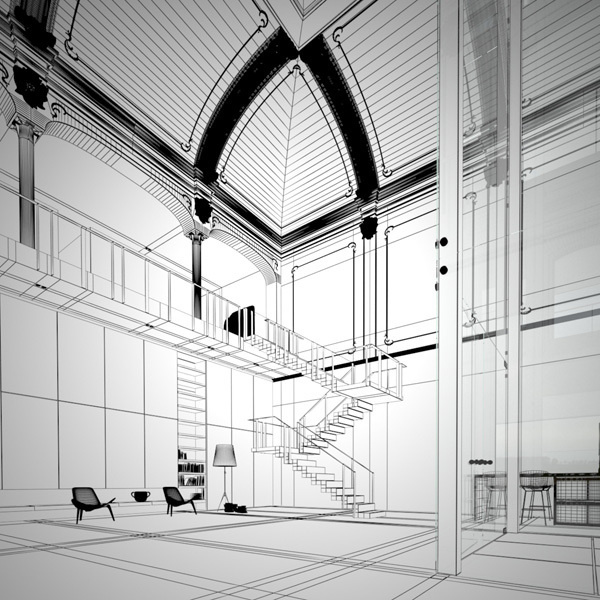 More 3D and an interview with Bertrand Benoit emmas designblogg #interior #visual #design #digital #visualization #art #3d #decoration