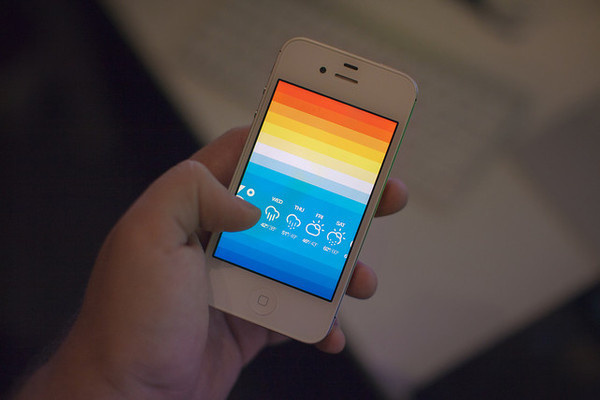 iPhone App Tries To Make You Feel The Weather, Via Color | Co.Design: business + innovation + design #iphone #app #weather