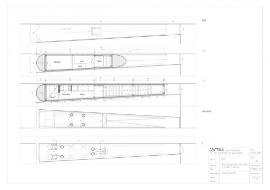 Keret House / Centrala #drawings #architecture #urbandesign #plans