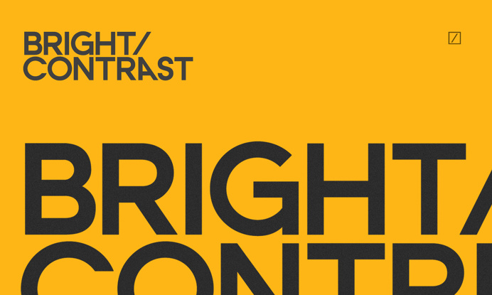 Brand design for Bright/Contrast