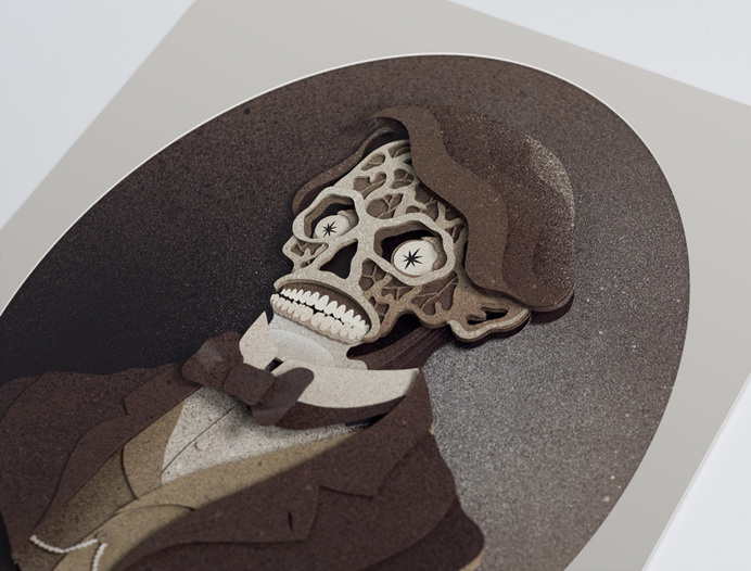 Been Here Since Forever, They Live Inspired 3D Paper Collage by Eelus #eelus #papercuts