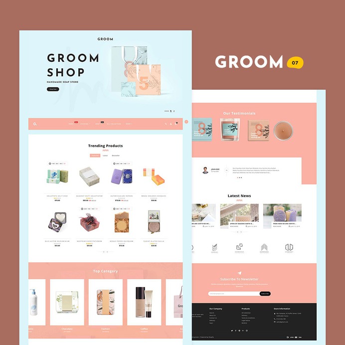 #Groom #Shopping - #Shopify Multi-Purpose Responsive #Theme | #TemplateTrip #eCommerce #Website #Design
