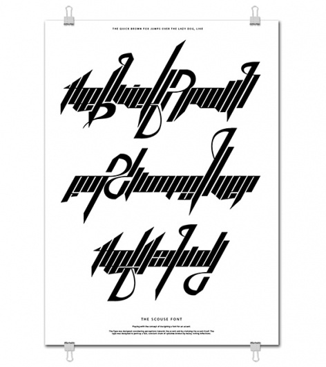 Creative Review - CR's Pick of D&AD New Blood #blood #font #typography #scouse #dad #new