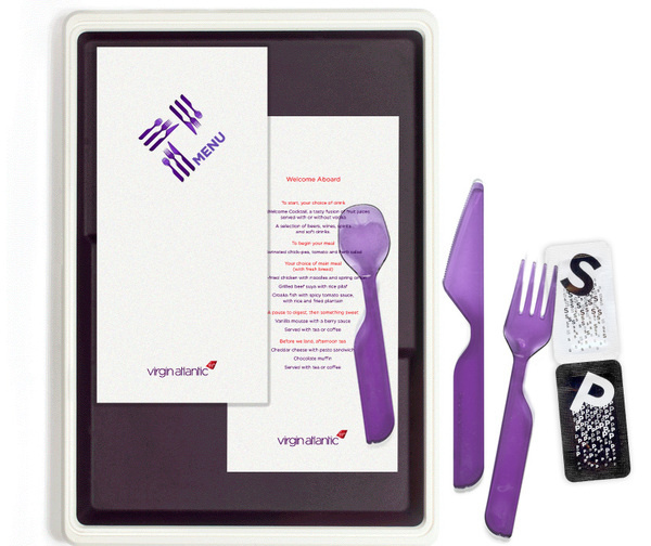 Bibliotheque Design - Virgin Atlantic Meal Service #atlantic #design #graphic #identity #meal #service #bibliotheque #virgin